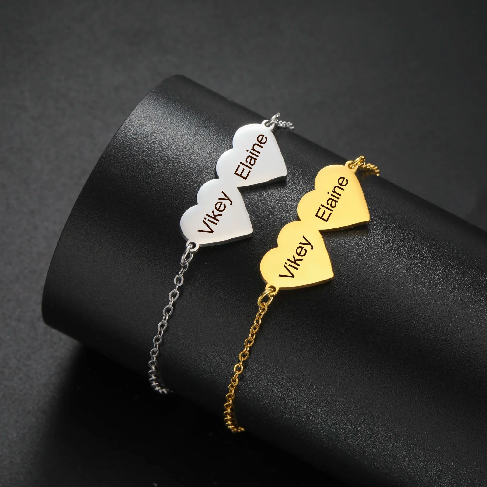 Double Heart Bracelet