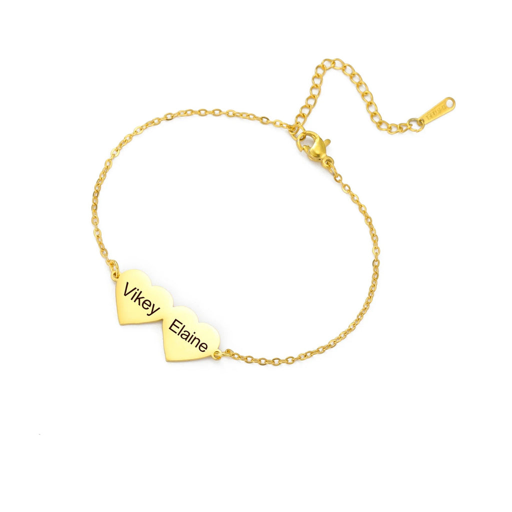 Double Heart Bracelet