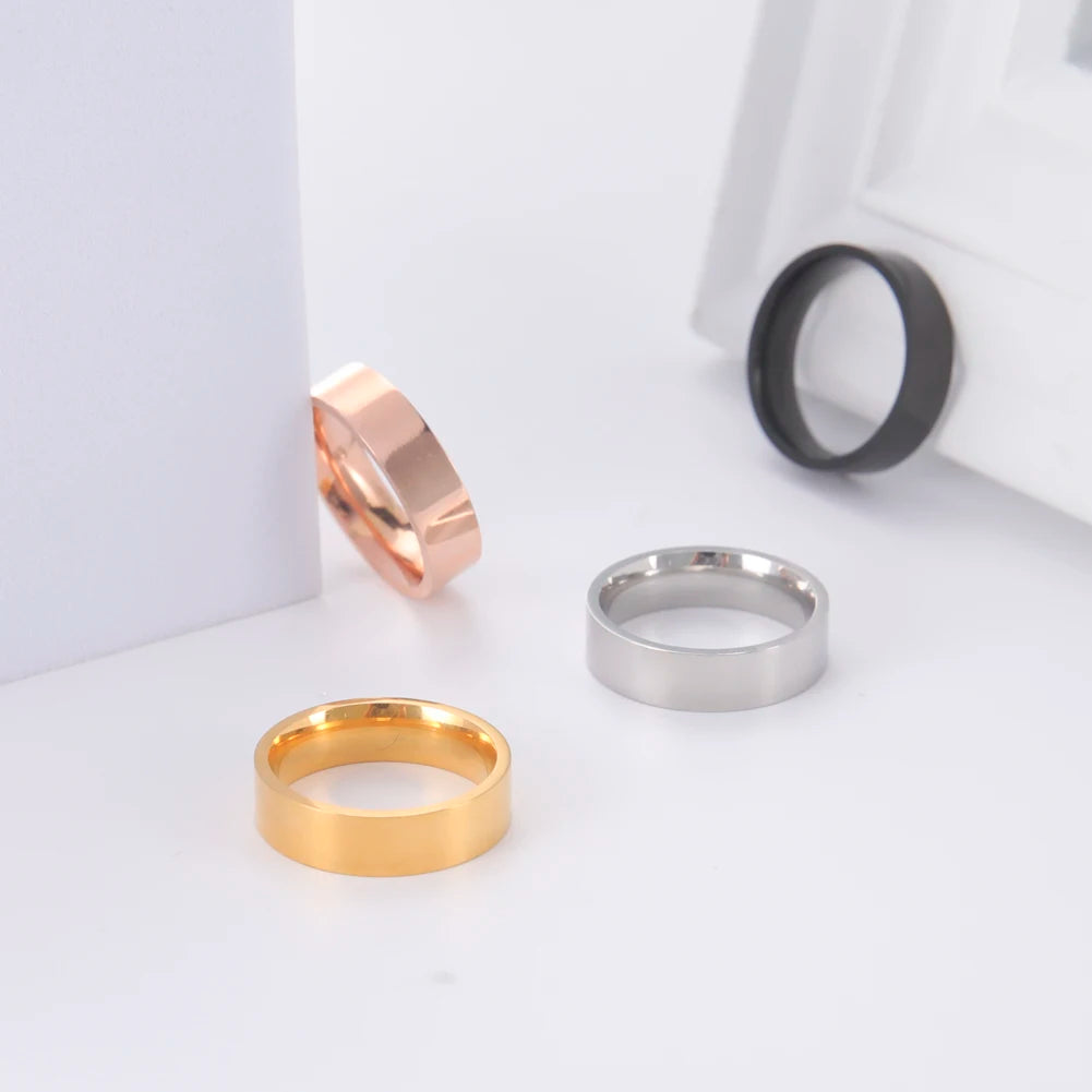 Personalisierbarer Edelstahl Partnerring
